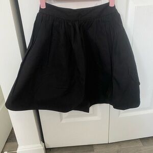 Express Black Skater Skirt